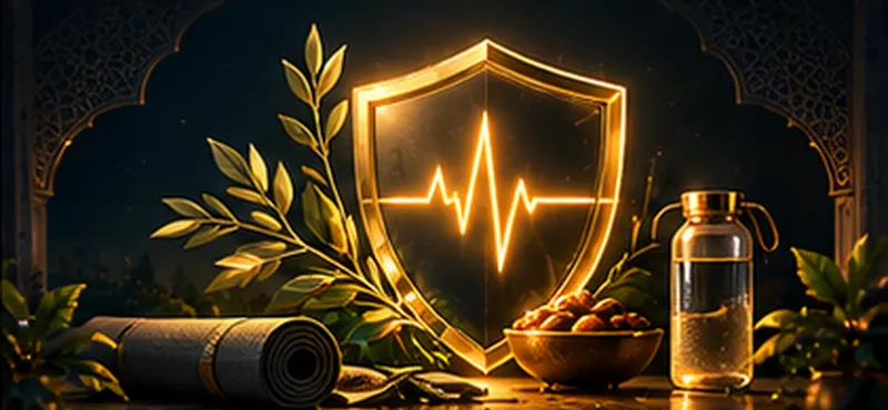 درع مضيء بنبض القلب